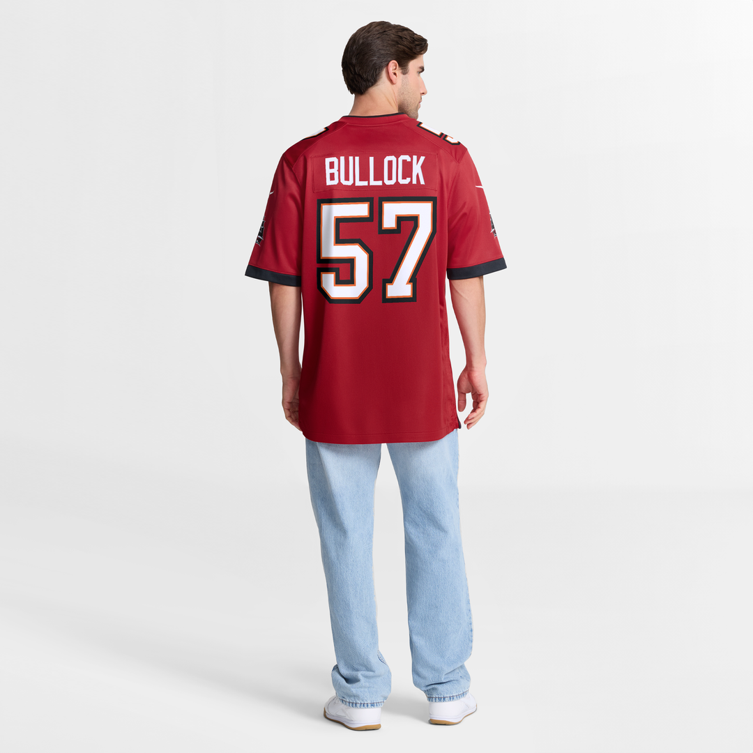 John Bullock Tampa Bay Buccaneers Game Jersey - Red