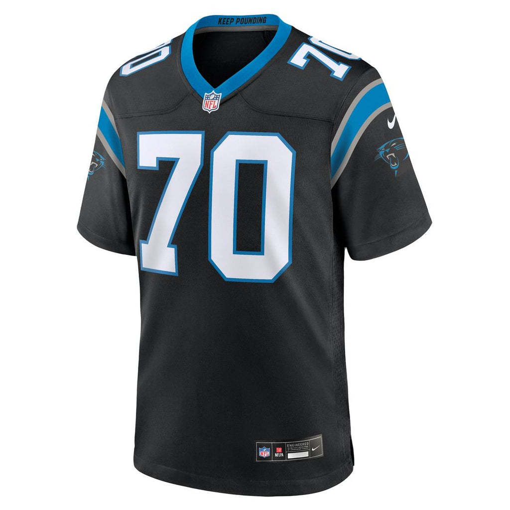 Brady Christensen Carolina Panthers Game Jersey - Black