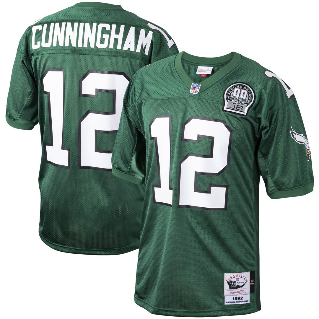 Randall Cunningham Philadelphia Eagles 1994 Authentic Throwback Jersey - White