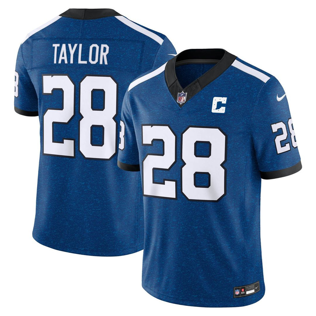 Jonathan Taylor Indianapolis Colts Alternate Indiana Nights Vapor F.U.S.E. Stitched Limited Jersey - Royal Blue