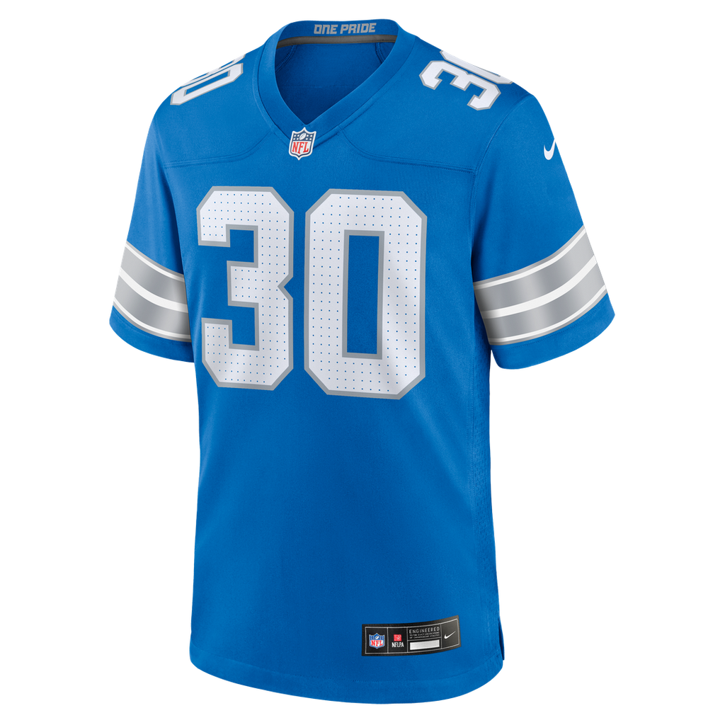 Khalil Dorsey Detroit Lions Game Jersey - Blue