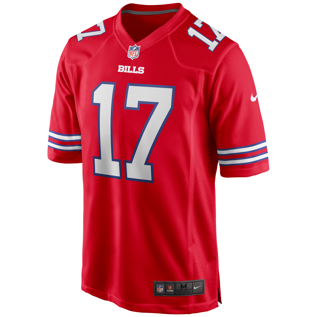 Josh Allen Buffalo Bills White Game Jersey - White