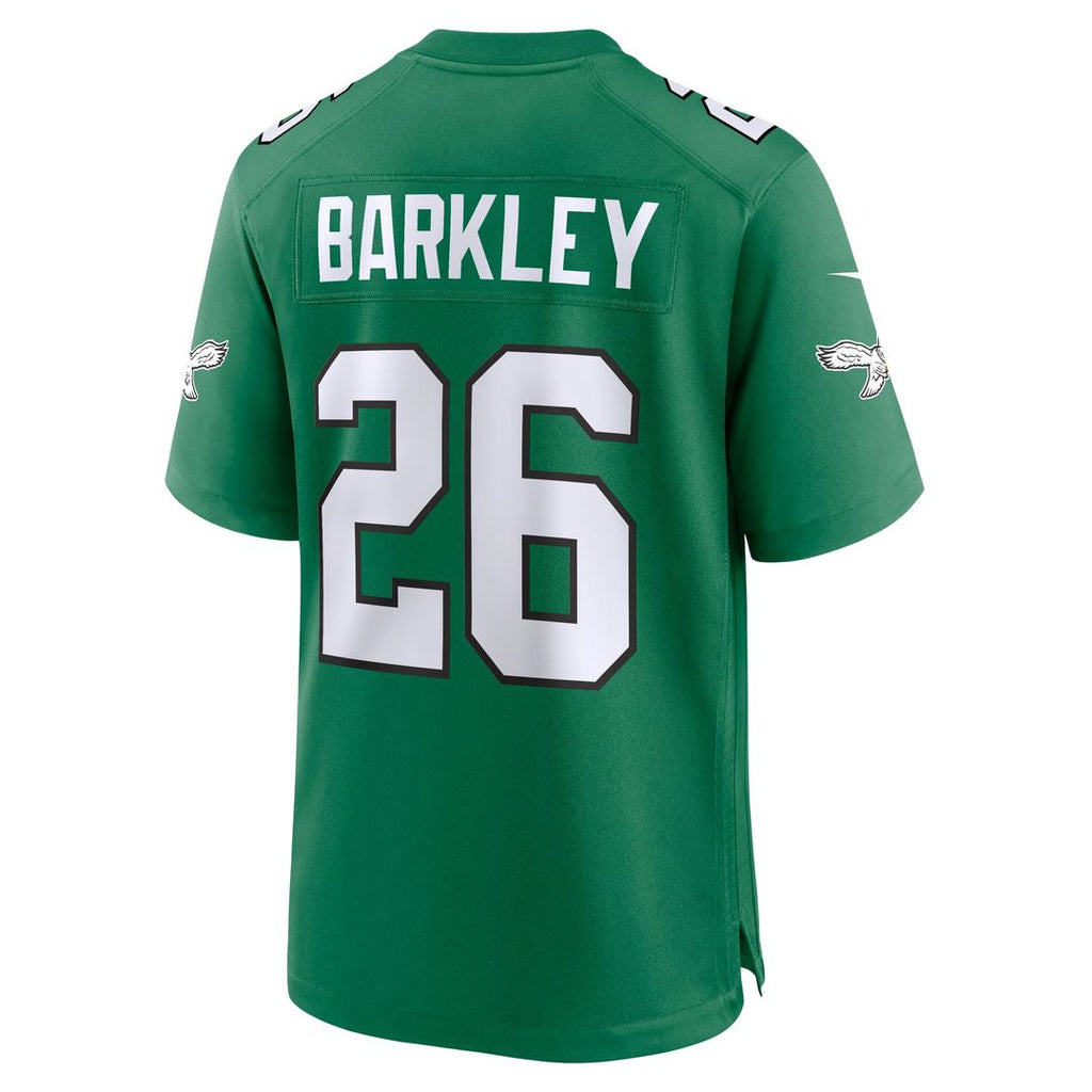 Saquon Barkley Philadelphia Eagles Game Jersey - Midnight Green