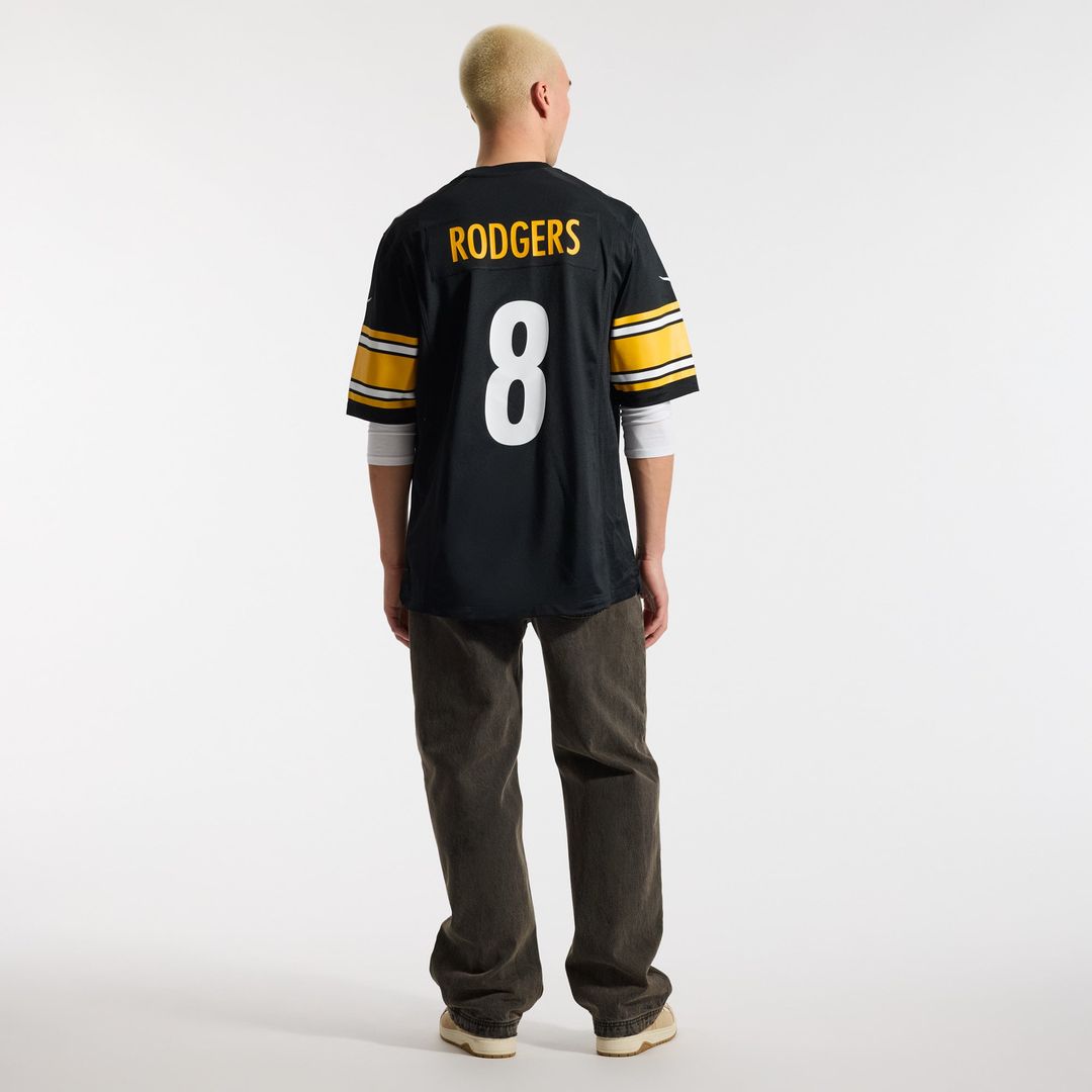 Aaron Rodgers Pittsburgh Steelers Game Jersey - White