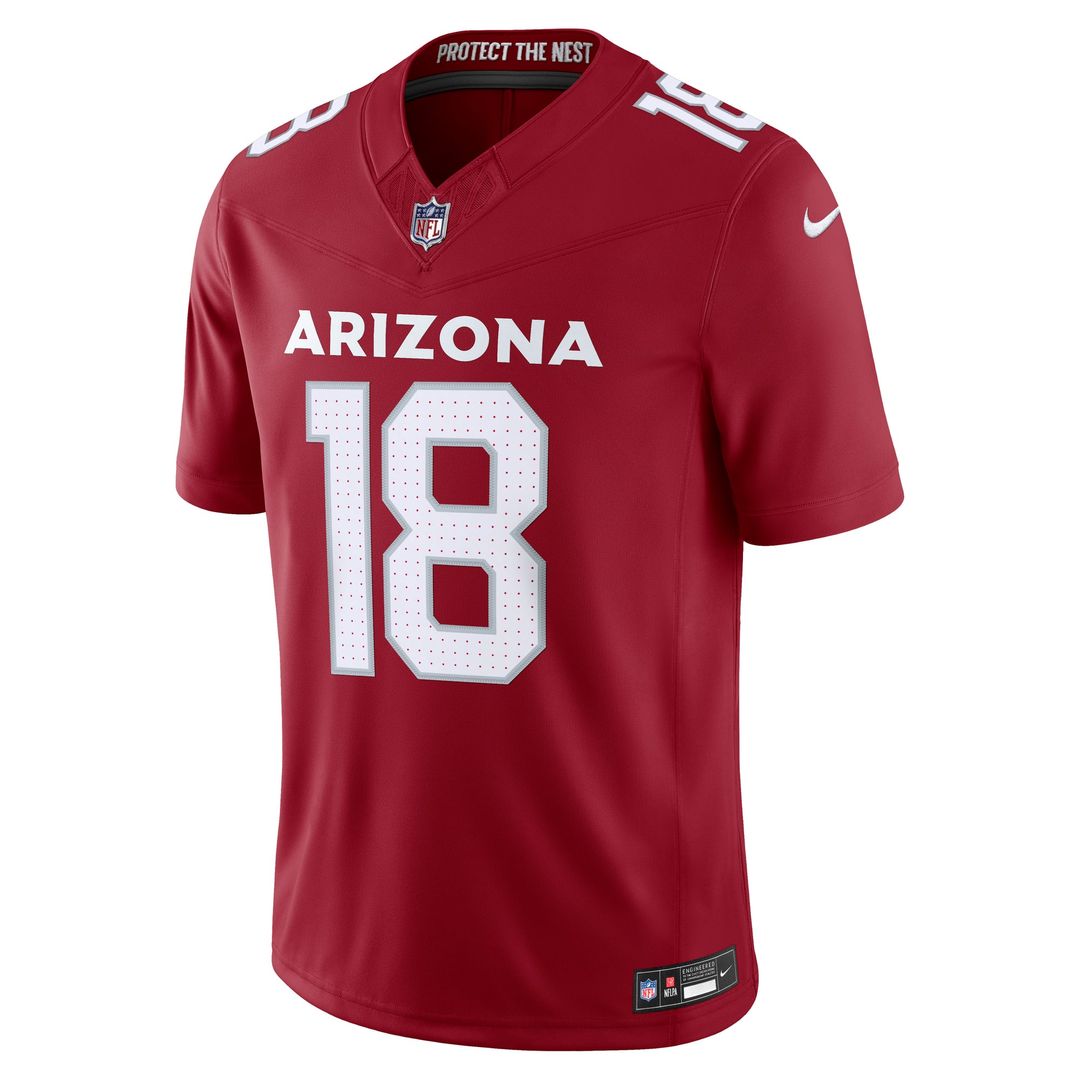 Marvin Harrison Jr. Arizona Cardinals Alternate Vapor F.U.S.E. Stitched Limited Jersey - Black