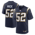 Khalil Mack Los Angeles Chargers Alternate Super Chargers Game Jersey - Navy