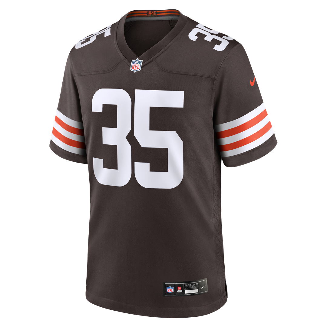 Toriano Pride Jr. Cleveland Browns Game Jersey - Brown