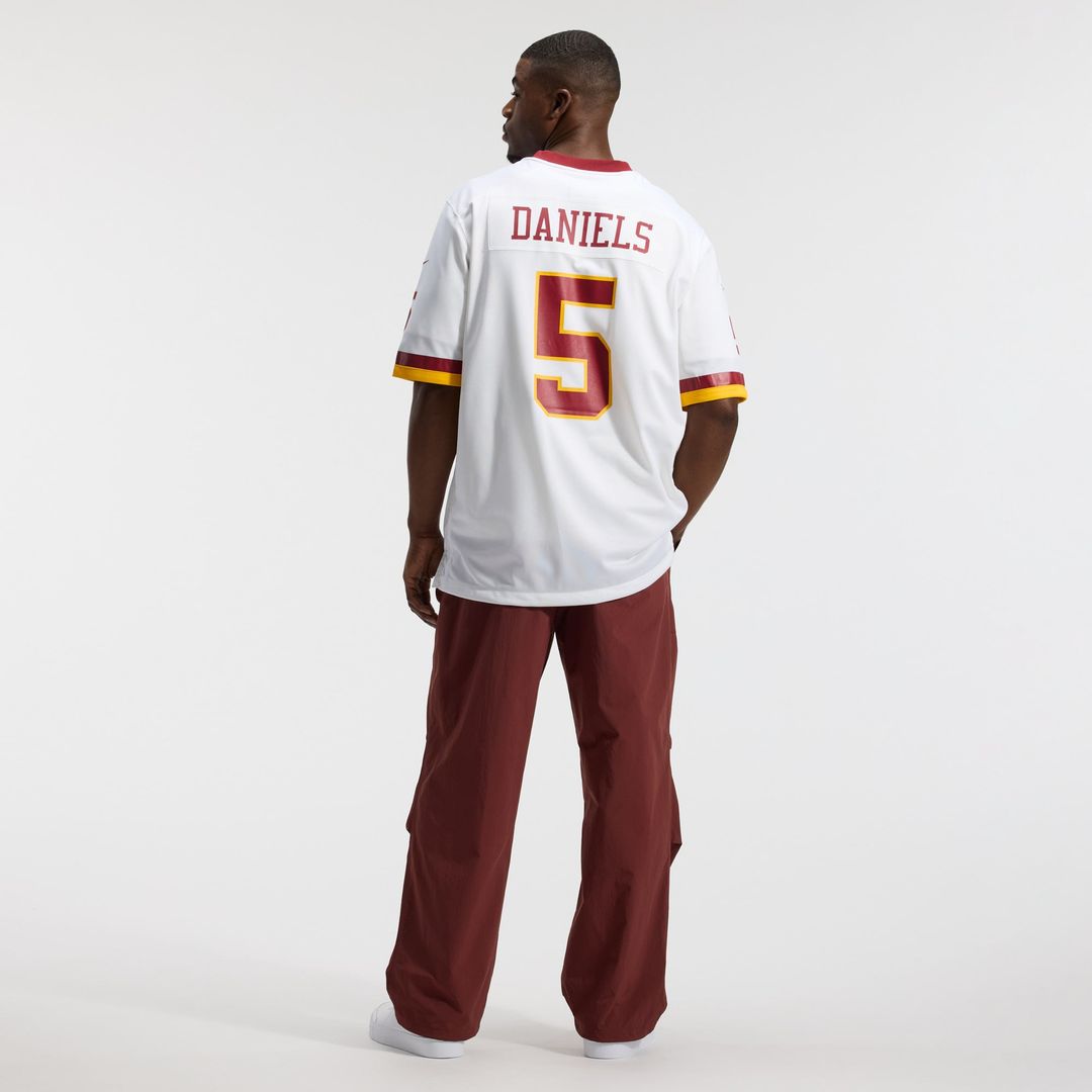 Jayden Daniels Washington Commanders Game Super Bowl Era Jersey - White