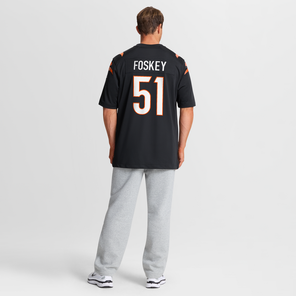 Isaiah Foskey Cincinnati Bengals Game Jersey - Black