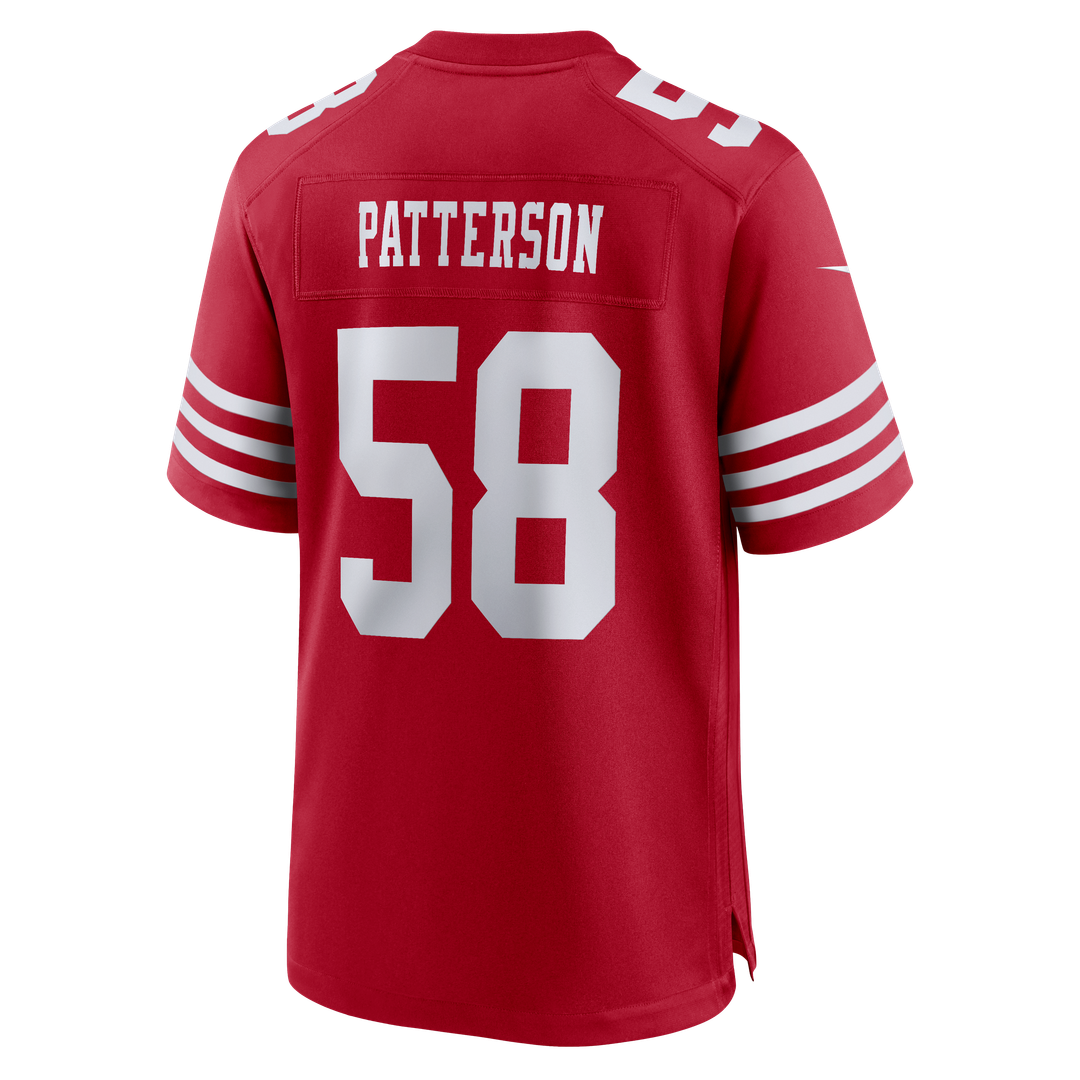 Jarrett Patterson San Francisco 49ers Game Jersey - Scarlet