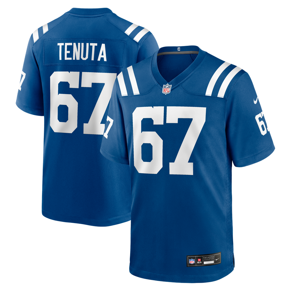 Luke Tenuta Indianapolis Colts Game Jersey - Royal Blue