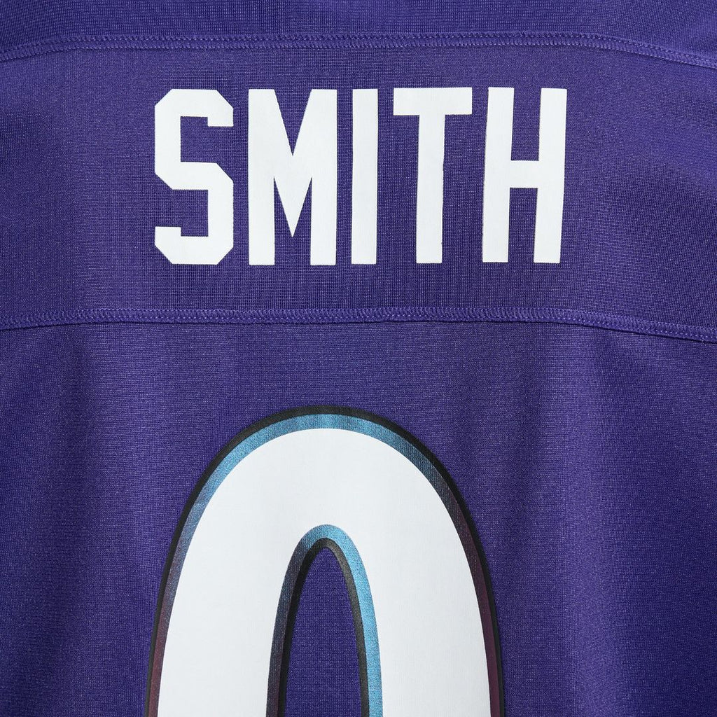 Roquan Smith Baltimore Ravens Game Jersey - Purple
