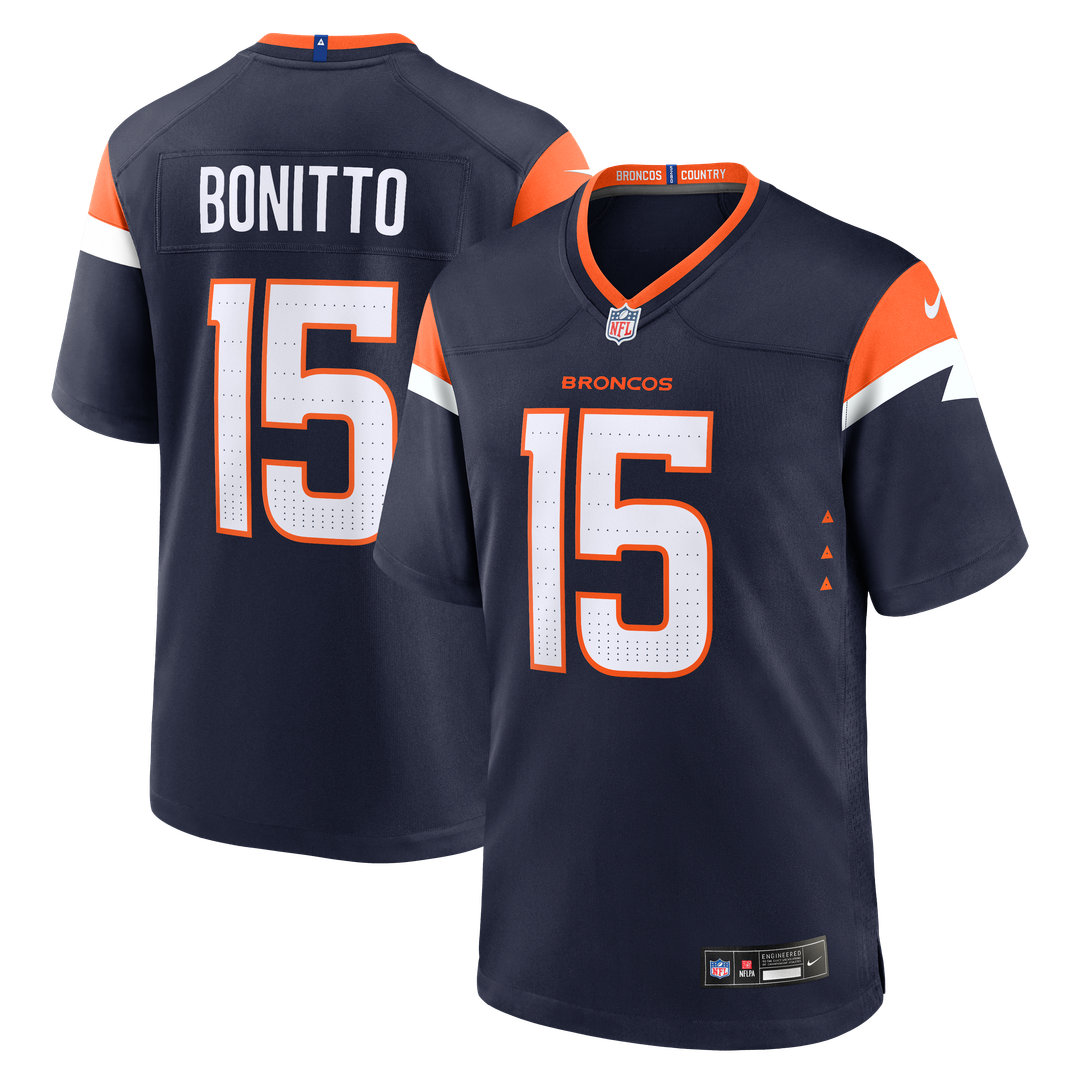Nik Bonitto Denver Broncos Game Jersey - Orange