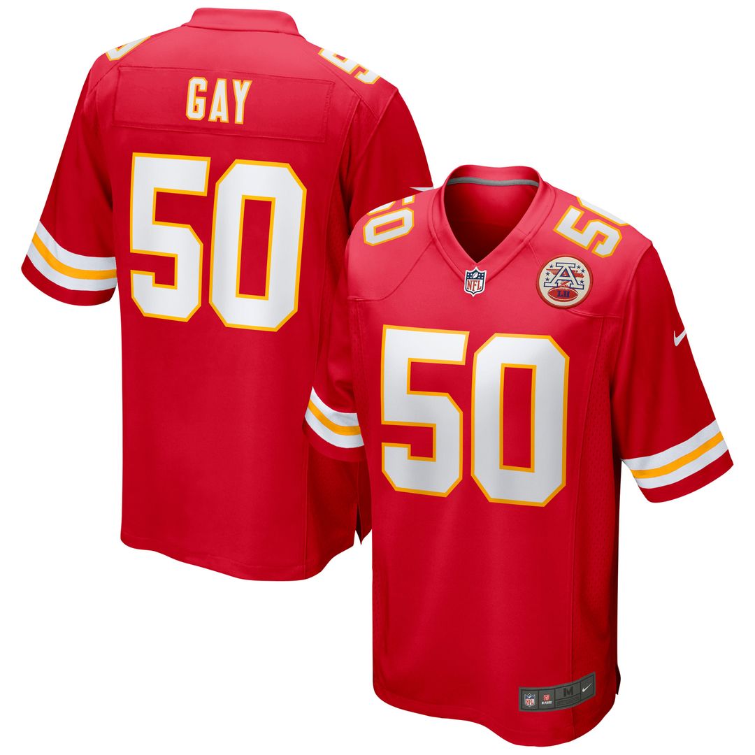 Willie Gay Kansas City Chiefs Game Jersey - Red