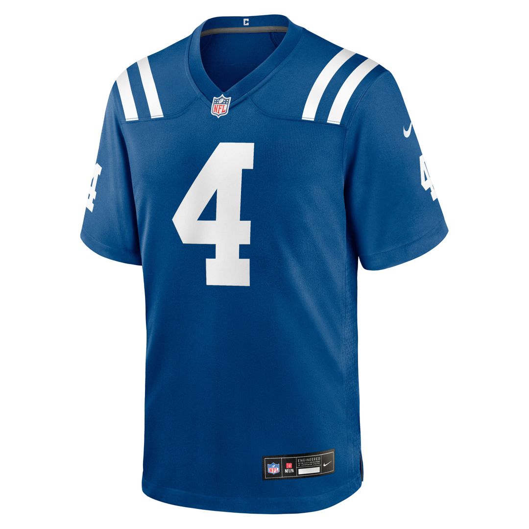 Adam Vinatieri Indianapolis Colts Team Game Jersey - Royal Blue