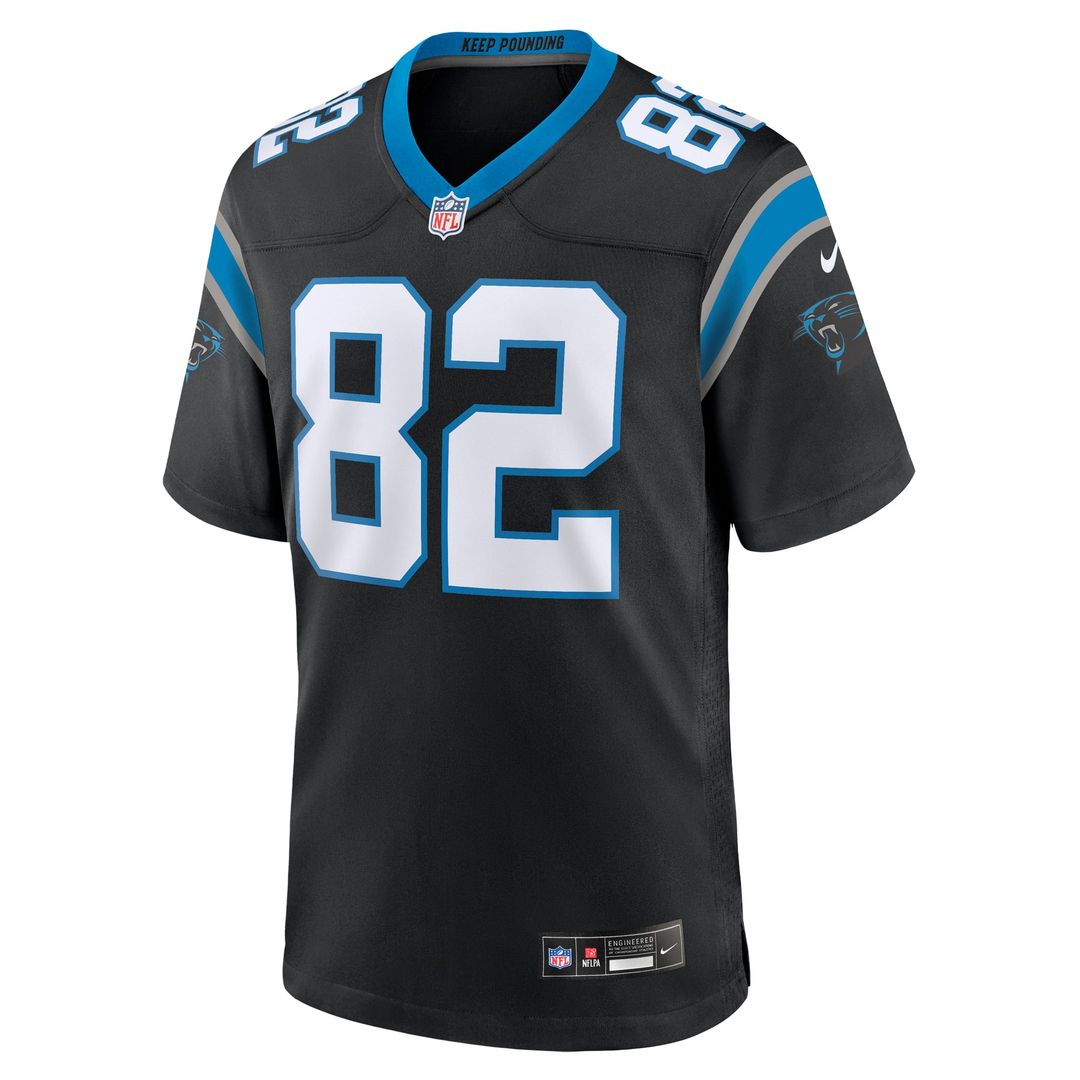 Tommy Tremble Carolina Panthers Game Jersey - Black