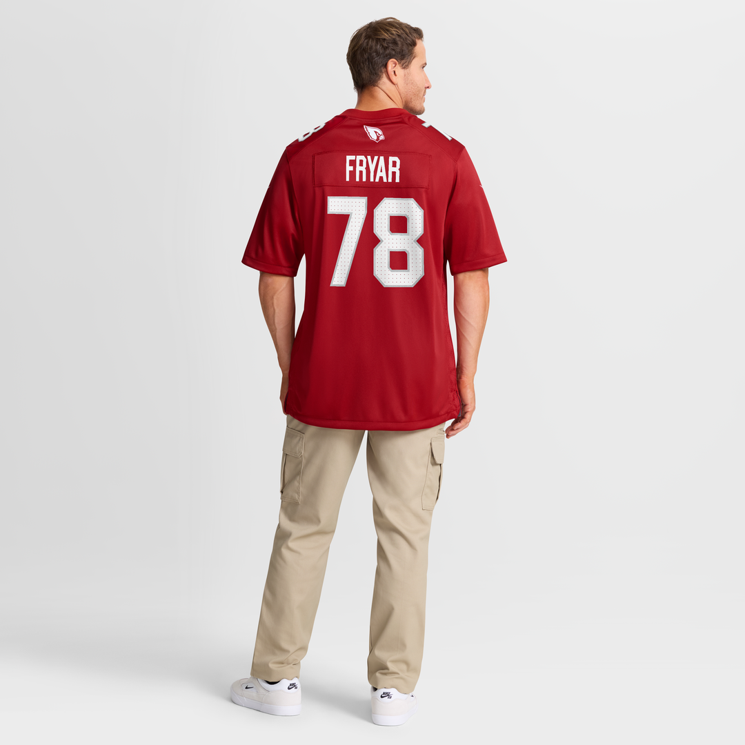 Josh Fryar Arizona Cardinals Game Jersey - Cardinal