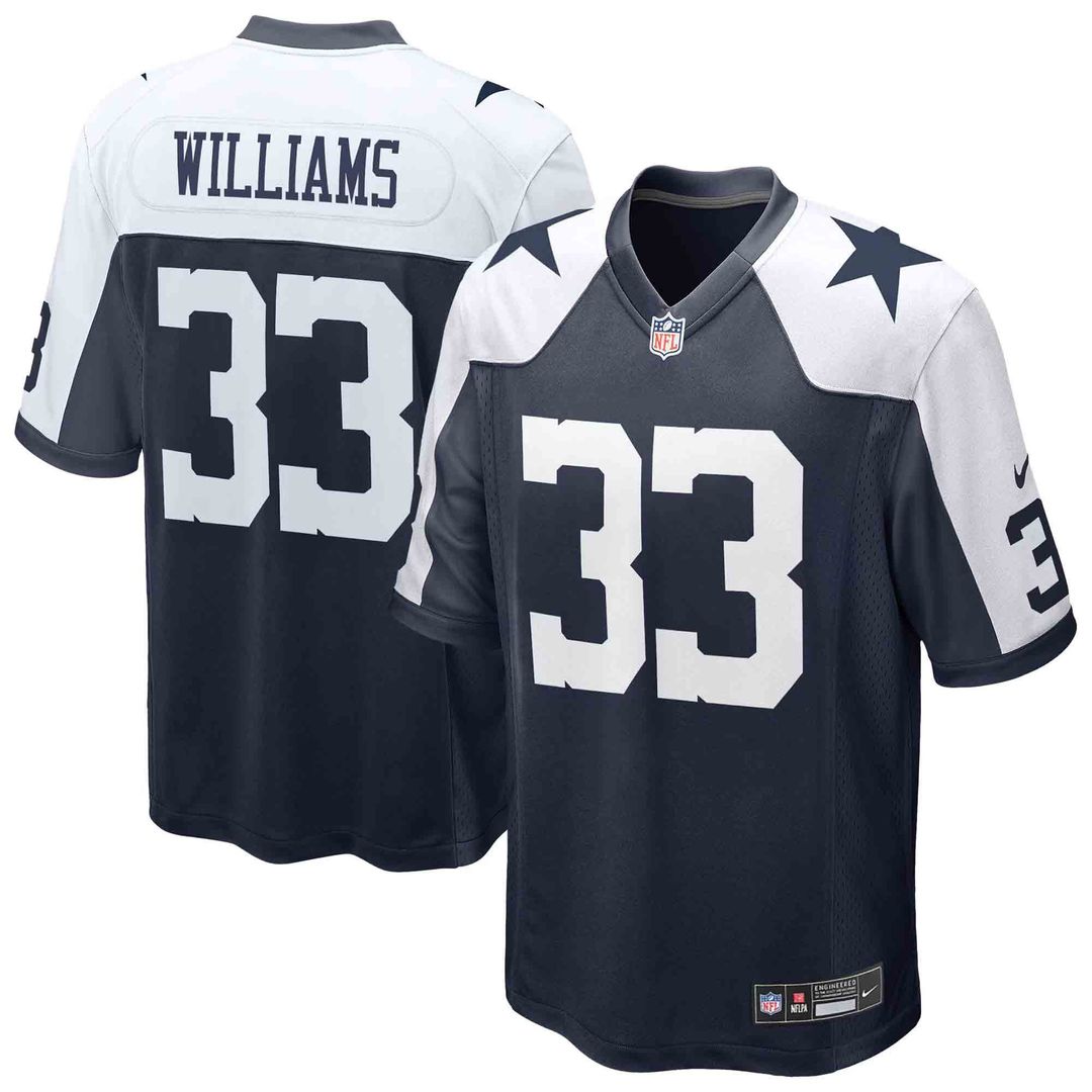 Javonte Williams Dallas Cowboys Game Jersey - White