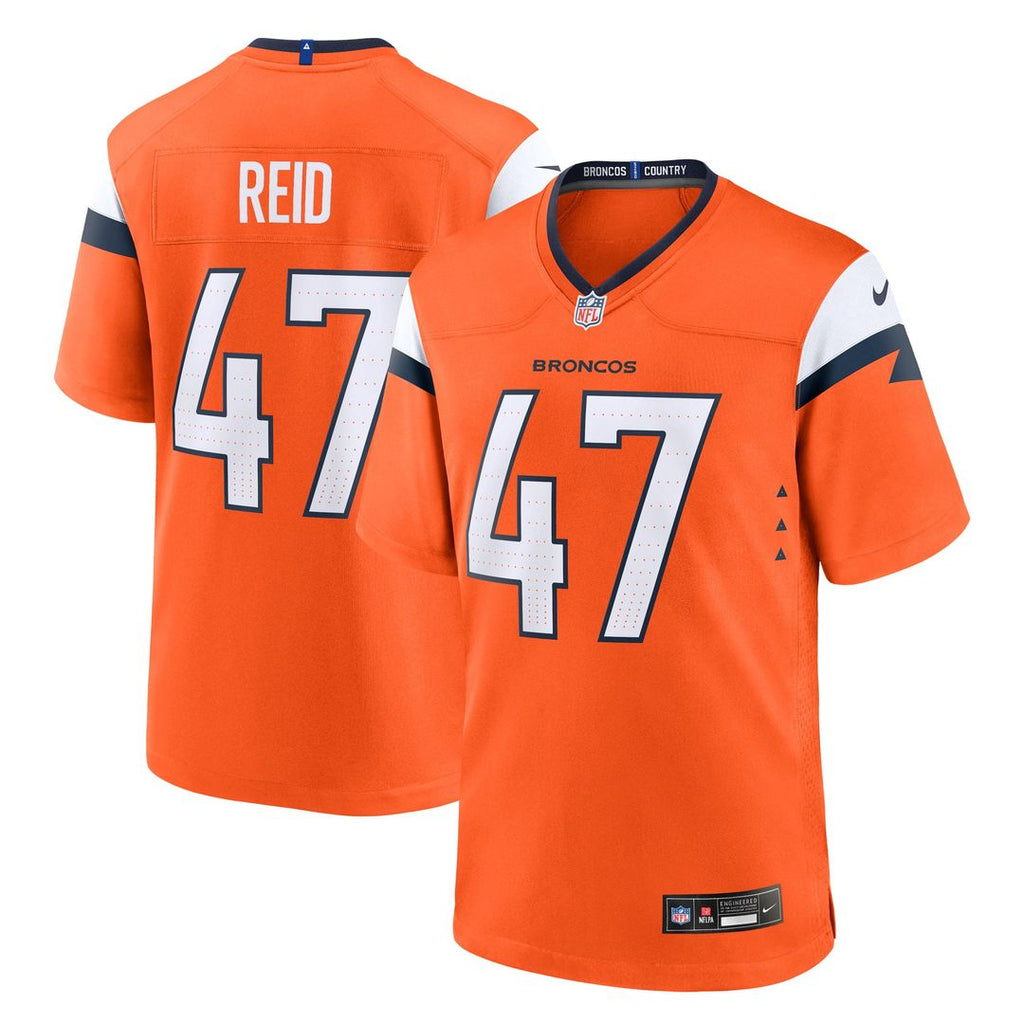 Karene Reid Denver Broncos Game Jersey - Orange