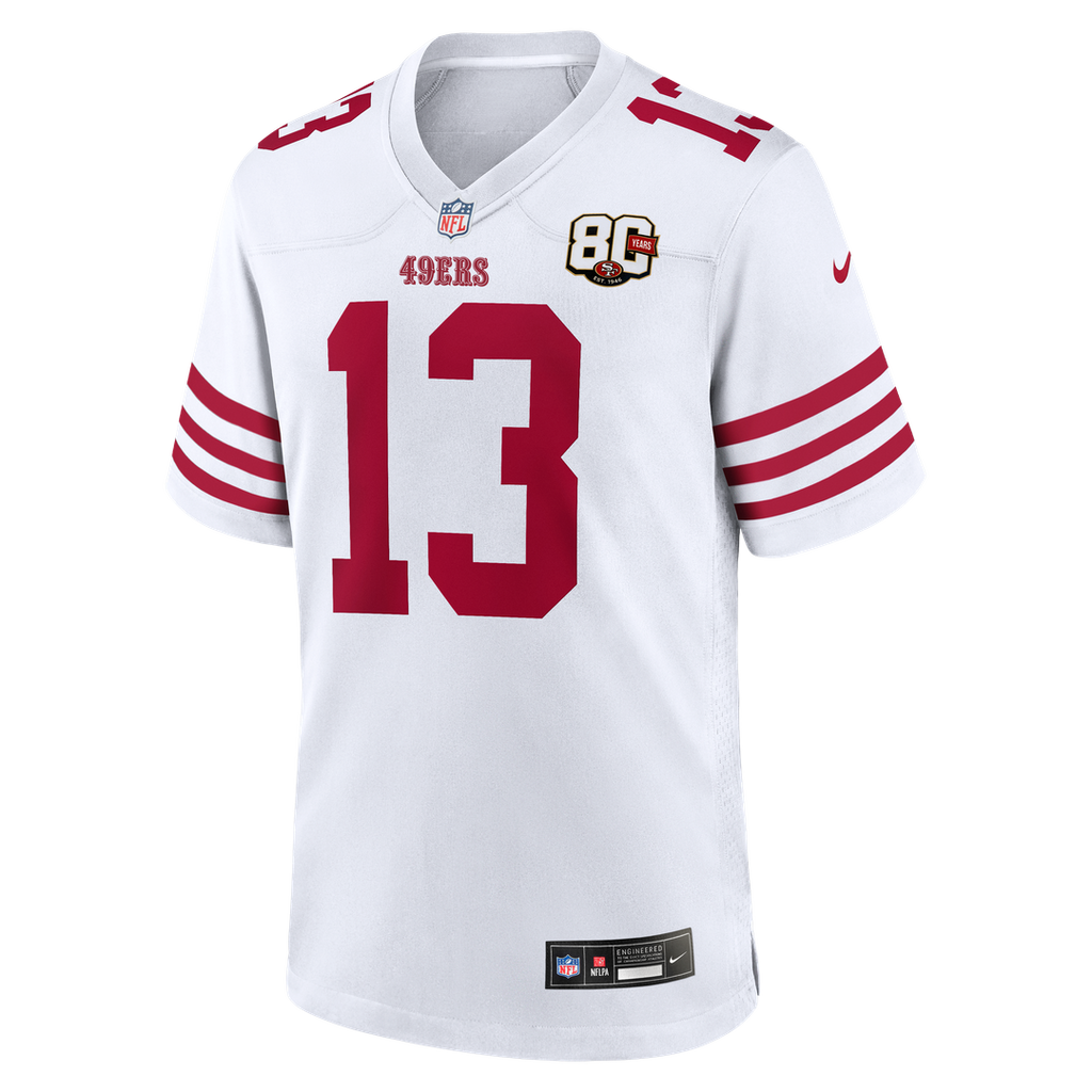 Brock Purdy San Francisco 49ers 80th Anniversary Game Jersey - Scarlet