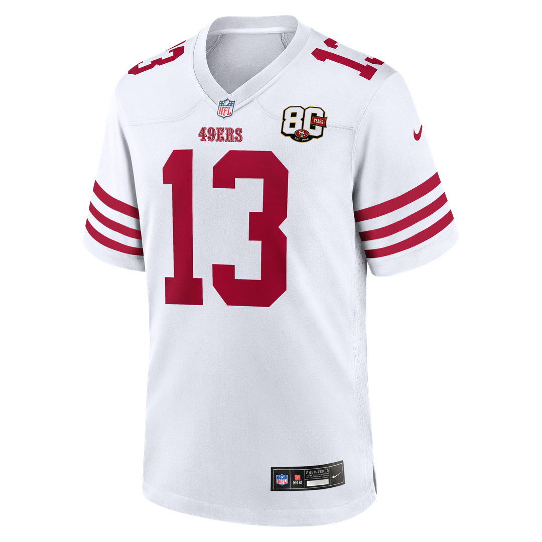 Brock Purdy San Francisco 49ers 80th Anniversary Game Jersey - Scarlet