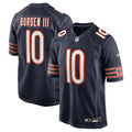 Luther Burden III Chicago Bears Game Jersey - Navy
