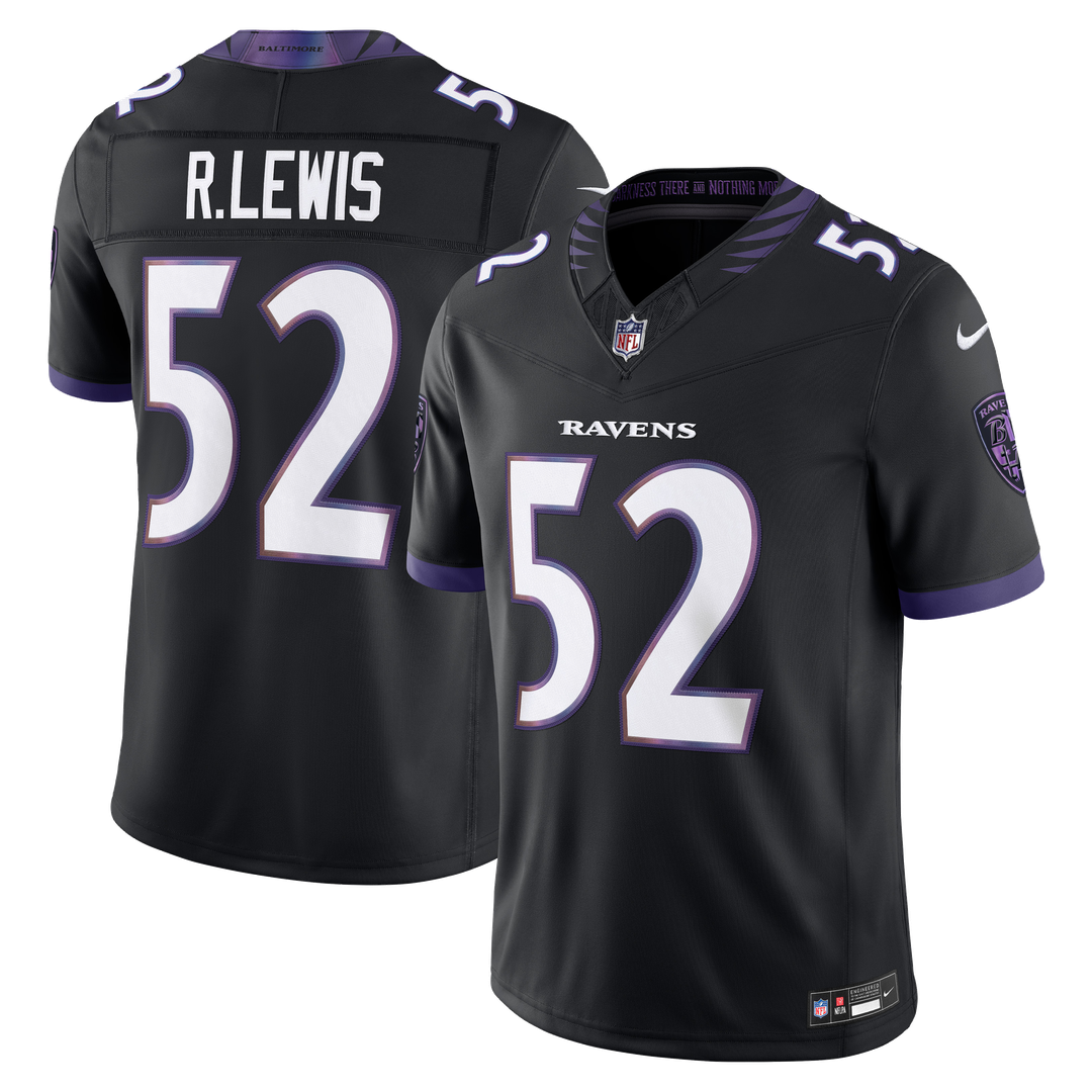 Ray Lewis Baltimore Ravens Alternate Vapor F.U.S.E. Stitched Limited Jersey - Black
