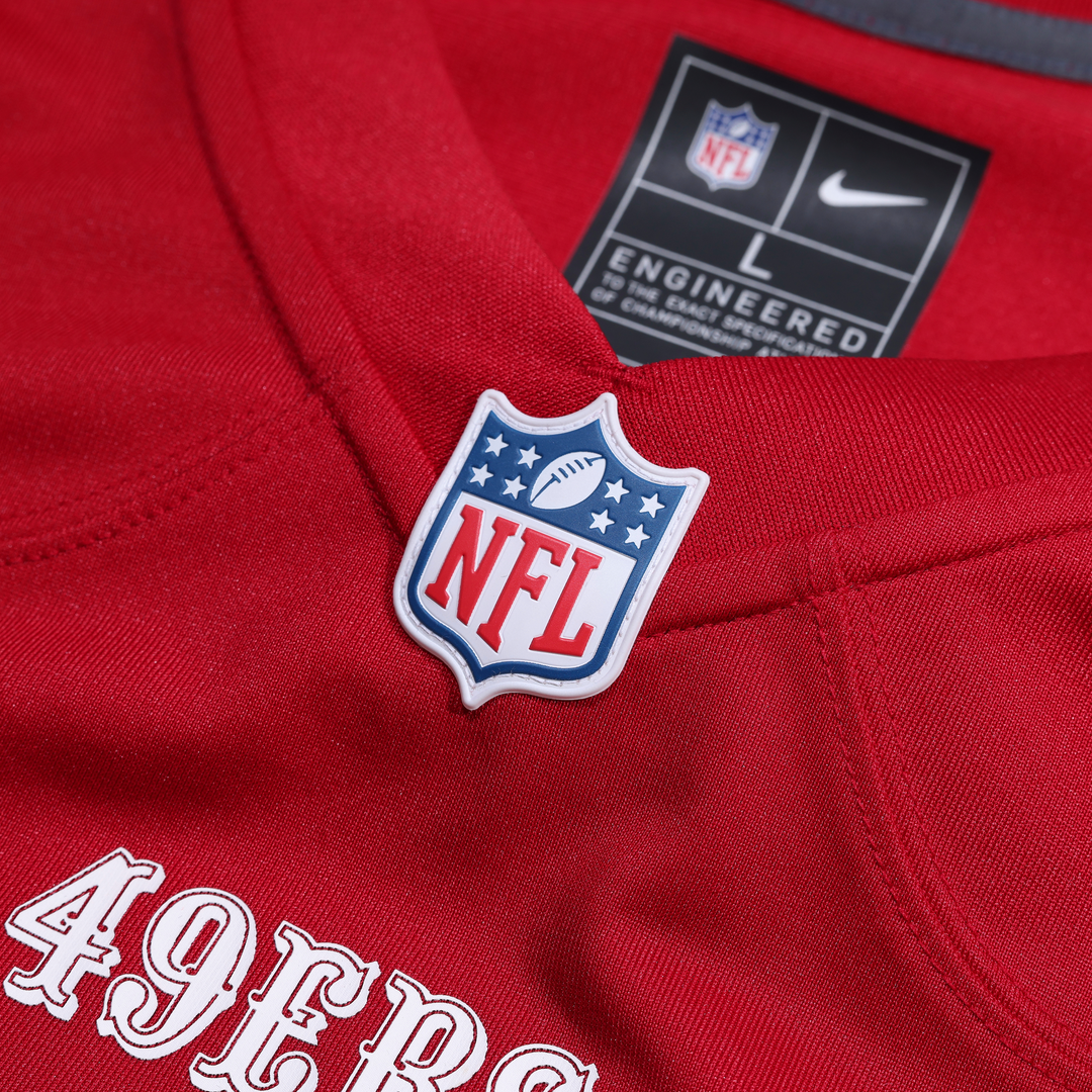 Vederian Lowe San Francisco 49ers Game Jersey - Scarlet