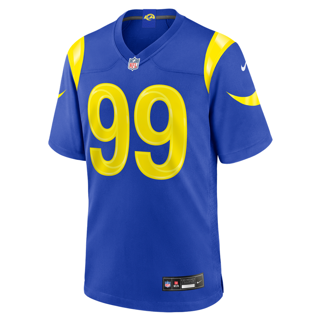 Aaron Donald Los Angeles Rams Game Jersey - White