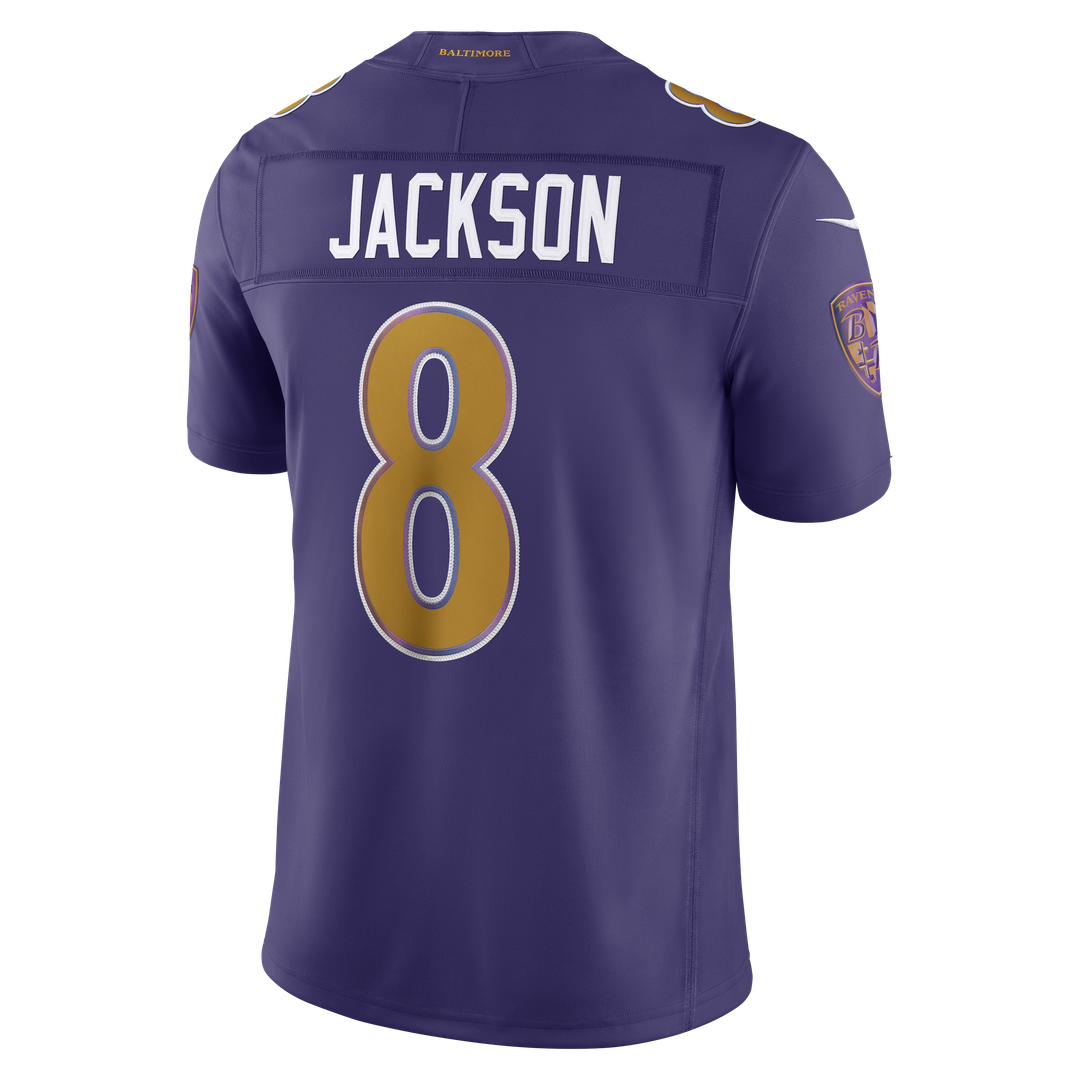 Lamar Jackson Baltimore Ravens Alternate Vapor F.U.S.E. Stitched Limited Jersey - Purple
