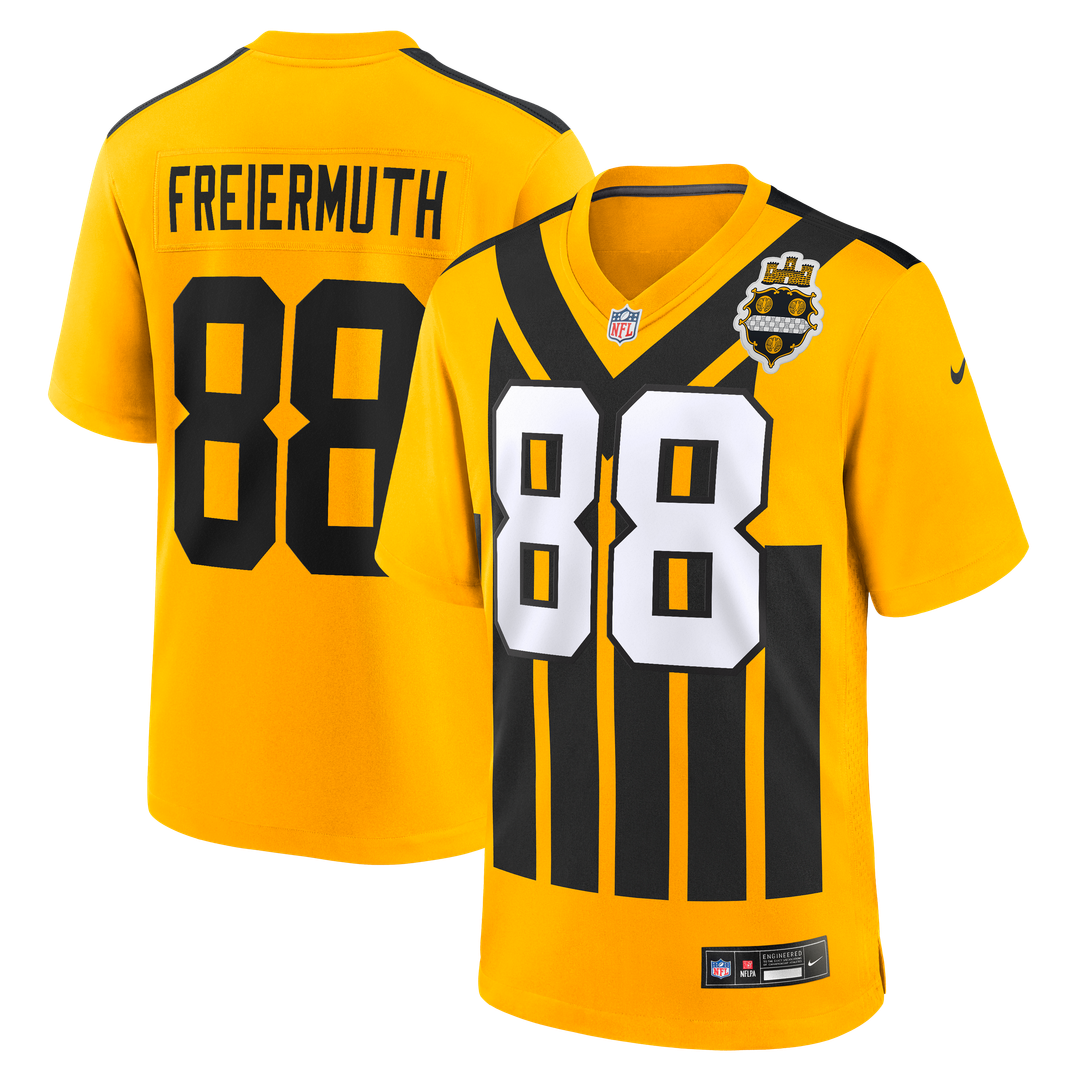 Pat Freiermuth Pittsburgh Steelers Game Jersey - Black