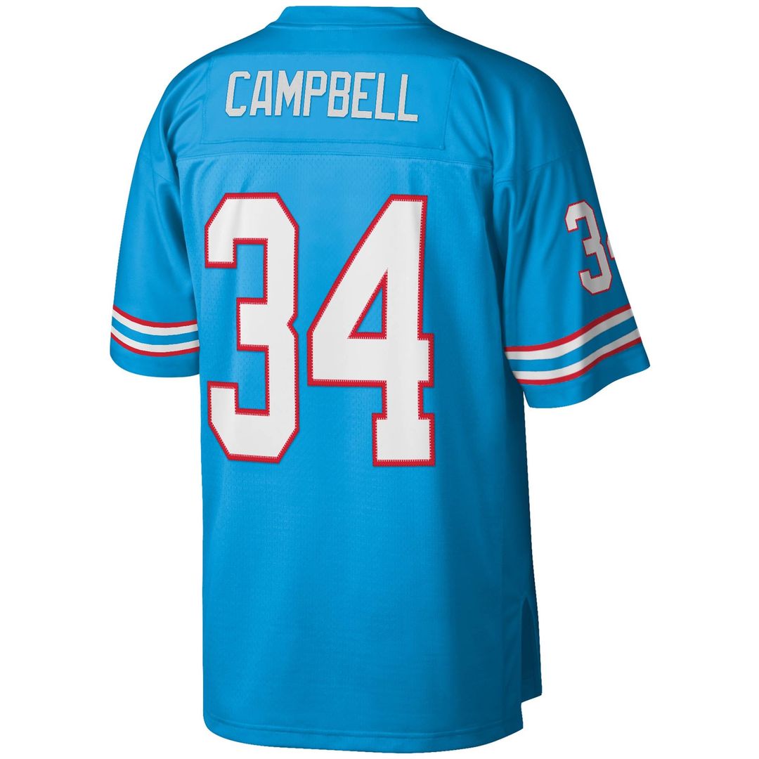 Earl Campbell Houston Oilers Legacy Replica Jersey - Light Blue