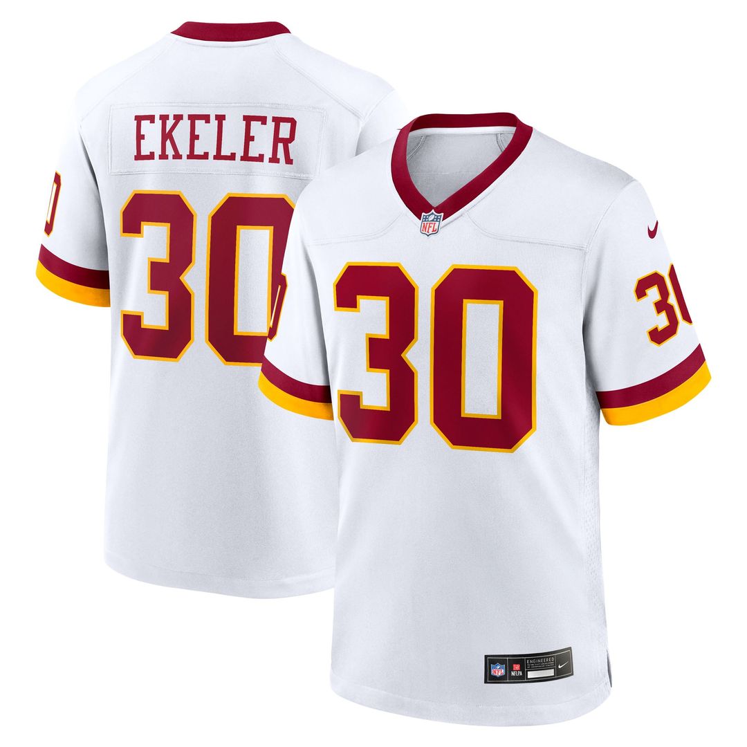 Austin Ekeler Washington Commanders Game Jersey - Burgundy