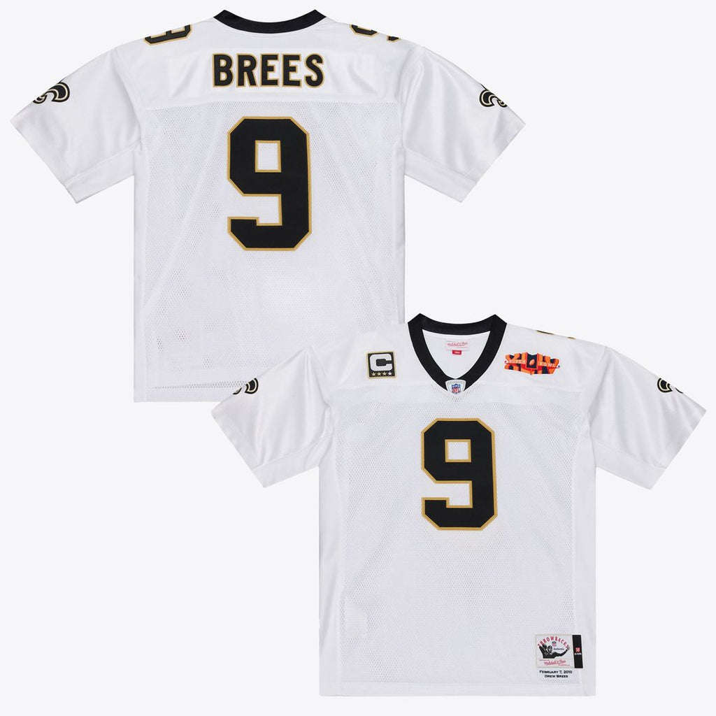 Drew Brees New Orleans Saints Super Bowl XLIV Authentic Jersey - White