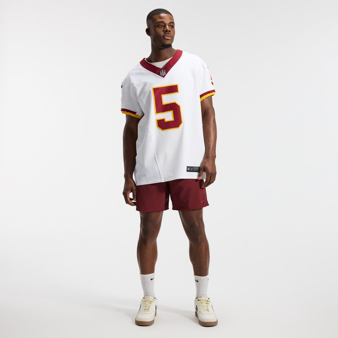 Jayden Daniels Washington Commanders Alternate 2 Super Bowl Era Vapor F.U.S.E. Elite Jersey - White