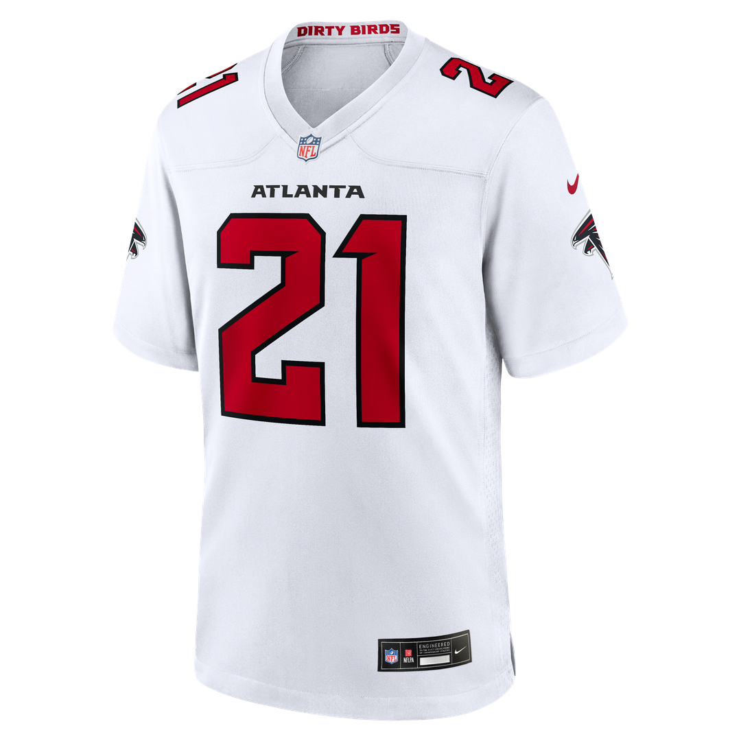 Deion Sanders Atlanta Falcons Game Jersey - Red