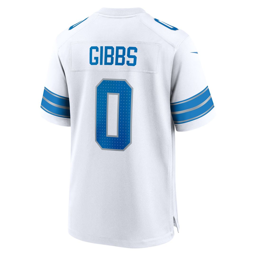 Jahmyr Gibbs Detroit Lions 2nd Alternate Game Jersey - Black