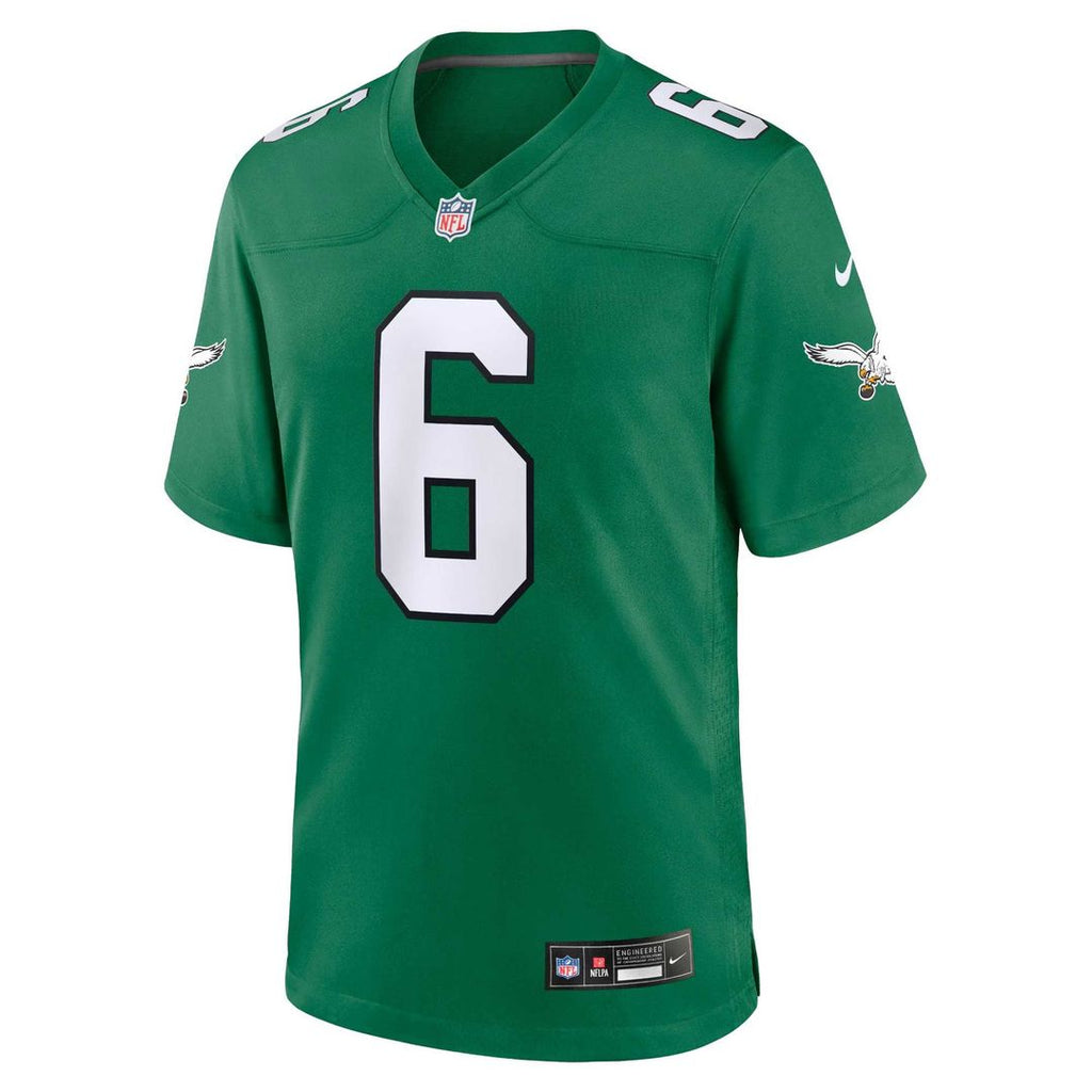 DeVonta Smith Philadelphia Eagles Alternate Game Jersey - Kelly Green