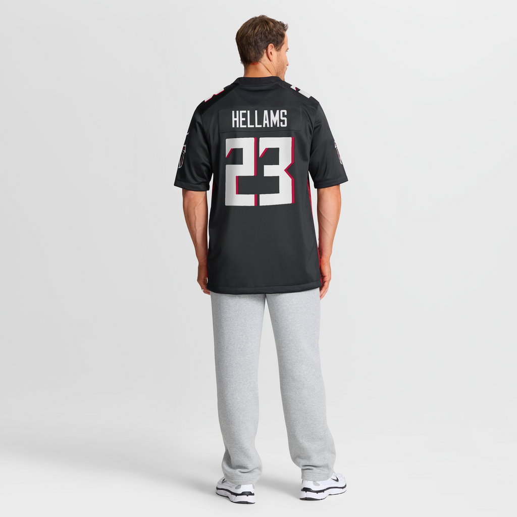 DeMarcco Hellams Atlanta Falcons Game Jersey - Black