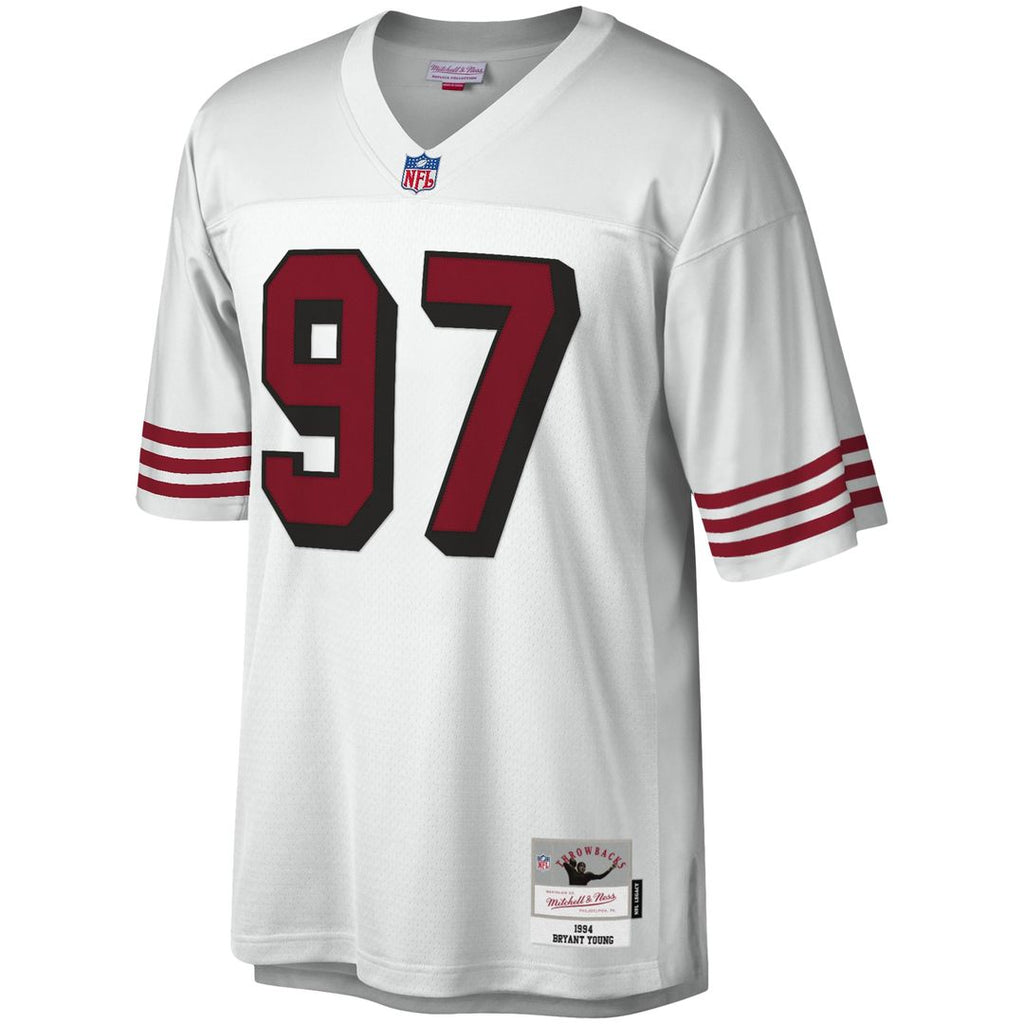 Bryant Young San Francisco 49ers Legacy Replica Jersey - Scarlet
