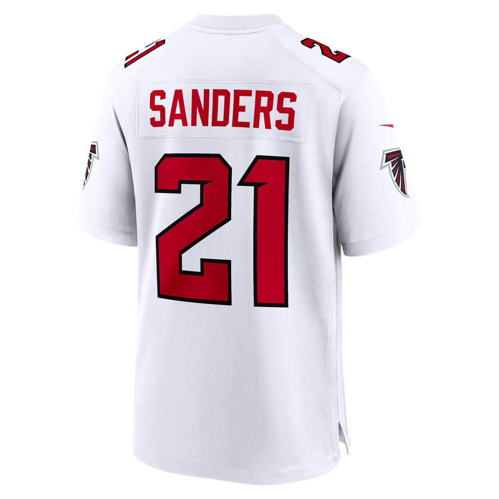 Deion Sanders Atlanta Falcons Game Jersey - Red