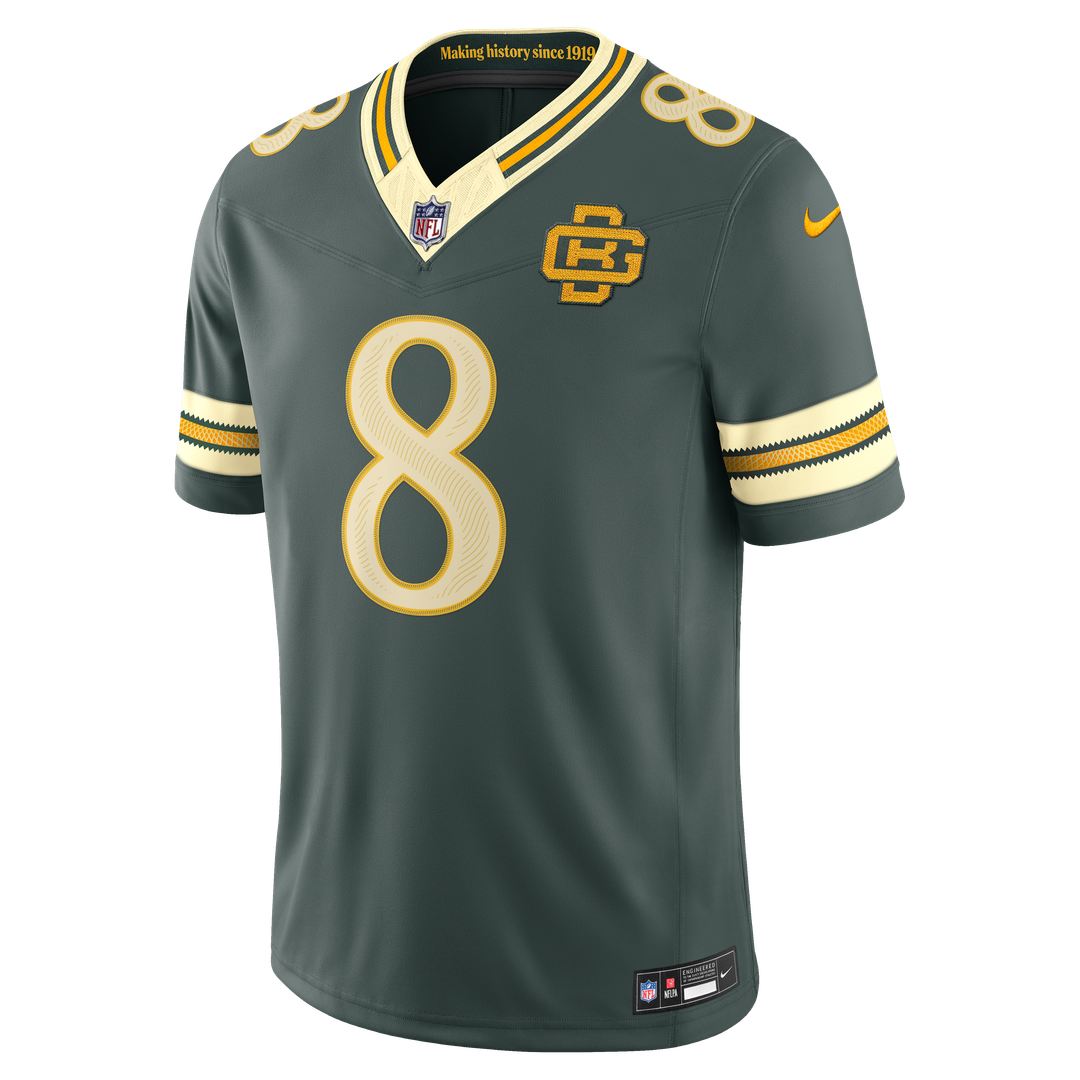 Josh Jacobs Green Bay Packers 2026 Rivalries Collection Stitched Limited Jersey - Green