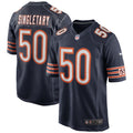 Mike Singletary Chicago Bears Game Jersey - Navy