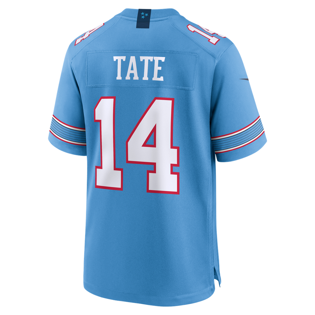 Carnell Tate Tennessee Titans Game Jersey - Light Blue