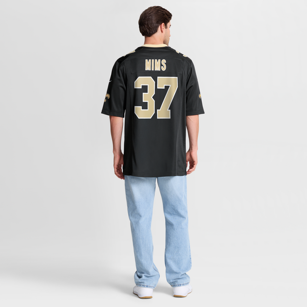Jordan Mims New Orleans Saints Game Jersey - Black