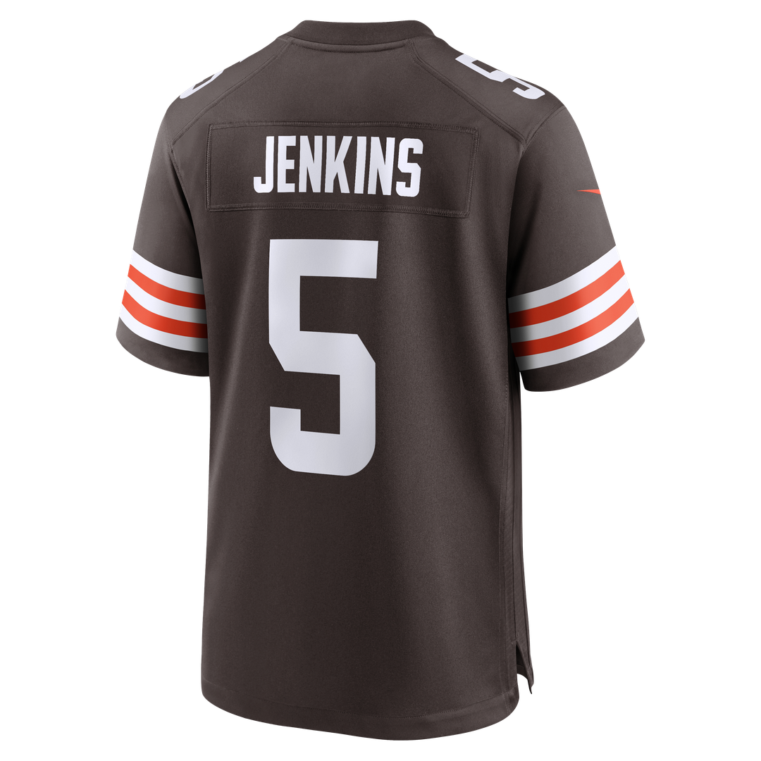 Rayshawn Jenkins Cleveland Browns Game Jersey - Brown