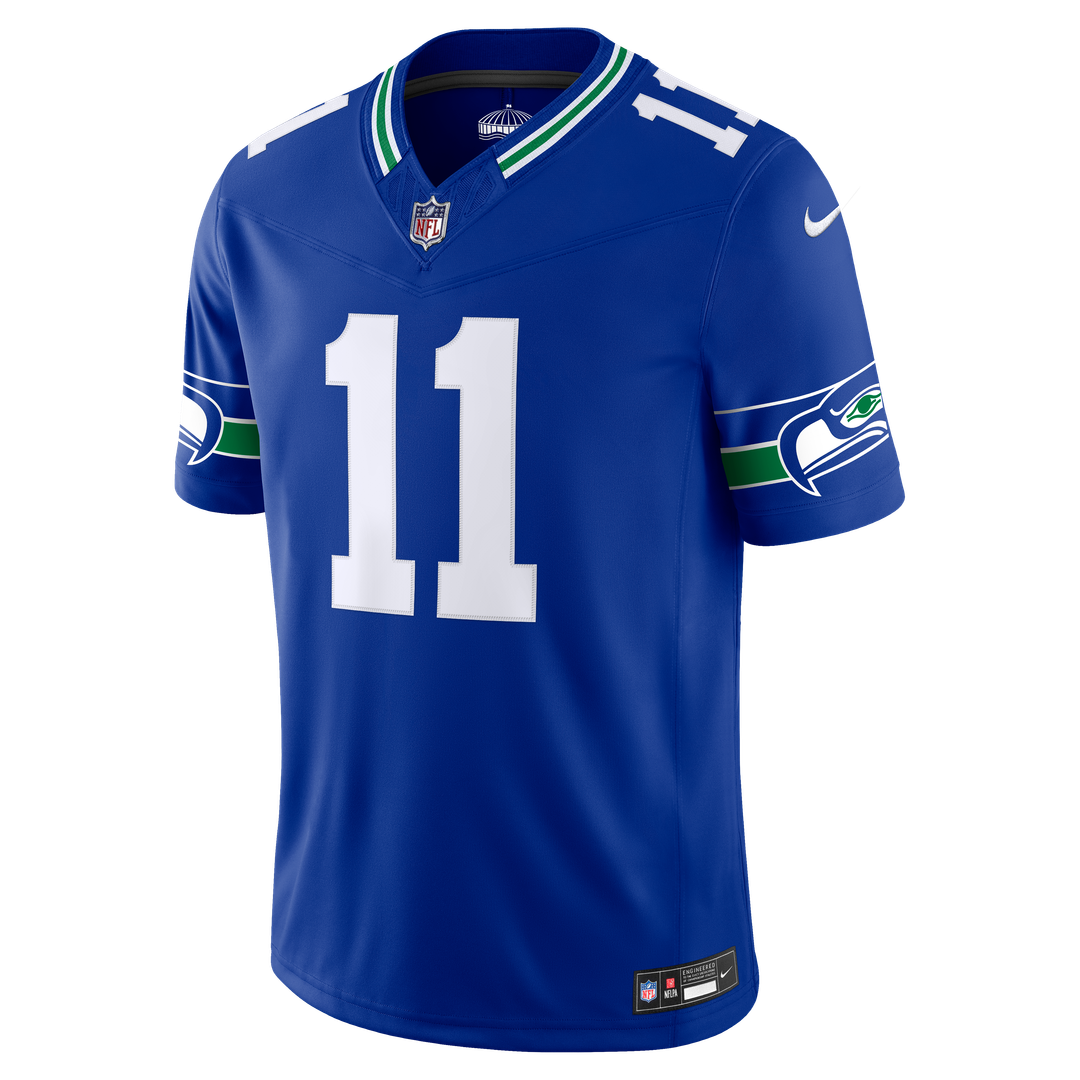 Jaxon Smith-Njigba Seattle Seahawks Vapor F.U.S.E. Stitched Limited Jersey - College Navy