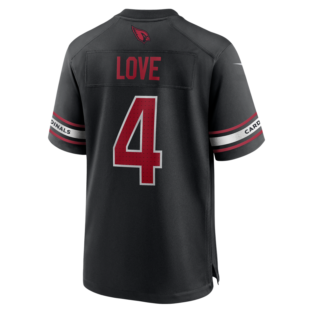 Jeremiyah Love Arizona Cardinals Alternate Game Jersey - Black