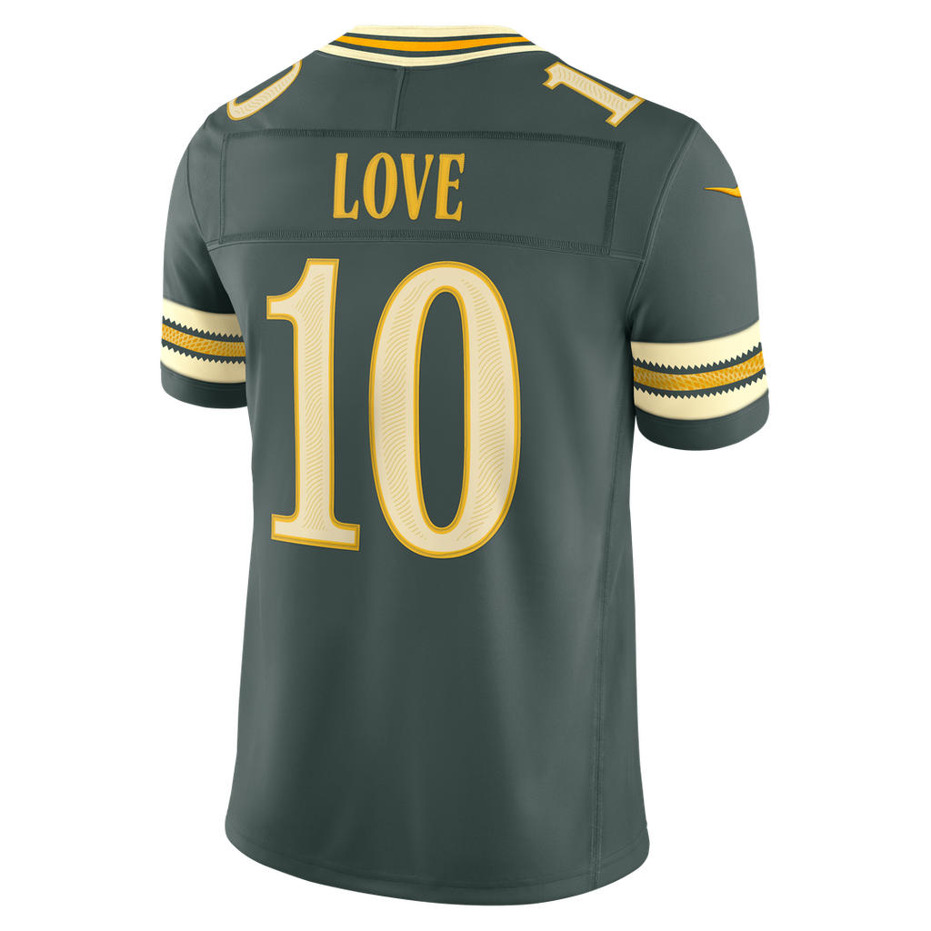 Jordan Love Green Bay Packers 2026 Rivalries Collection Stitched Limited Jersey - Green