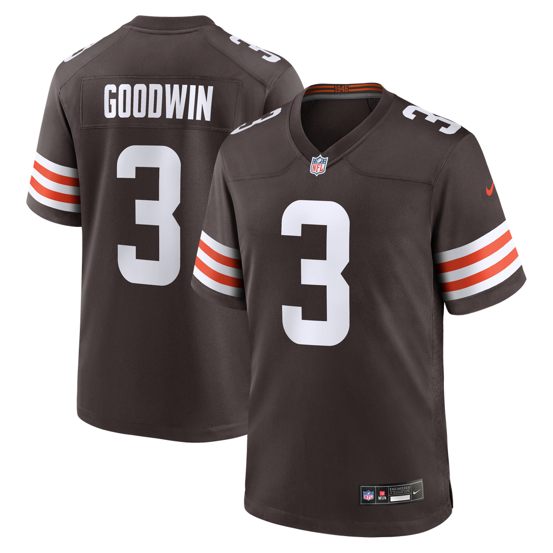 Marquise Goodwin Cleveland Browns Game Jersey - Brown